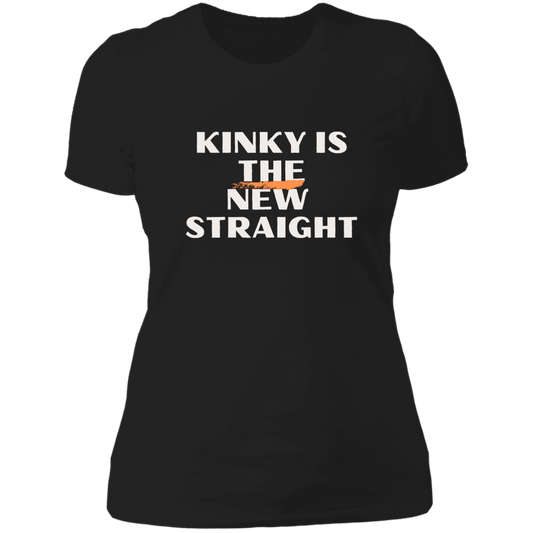 Kinky Is The New Straight Black Tee